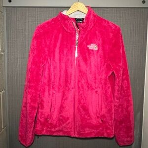 The North Face fuzzy zip up jacket Women’s Size Small
